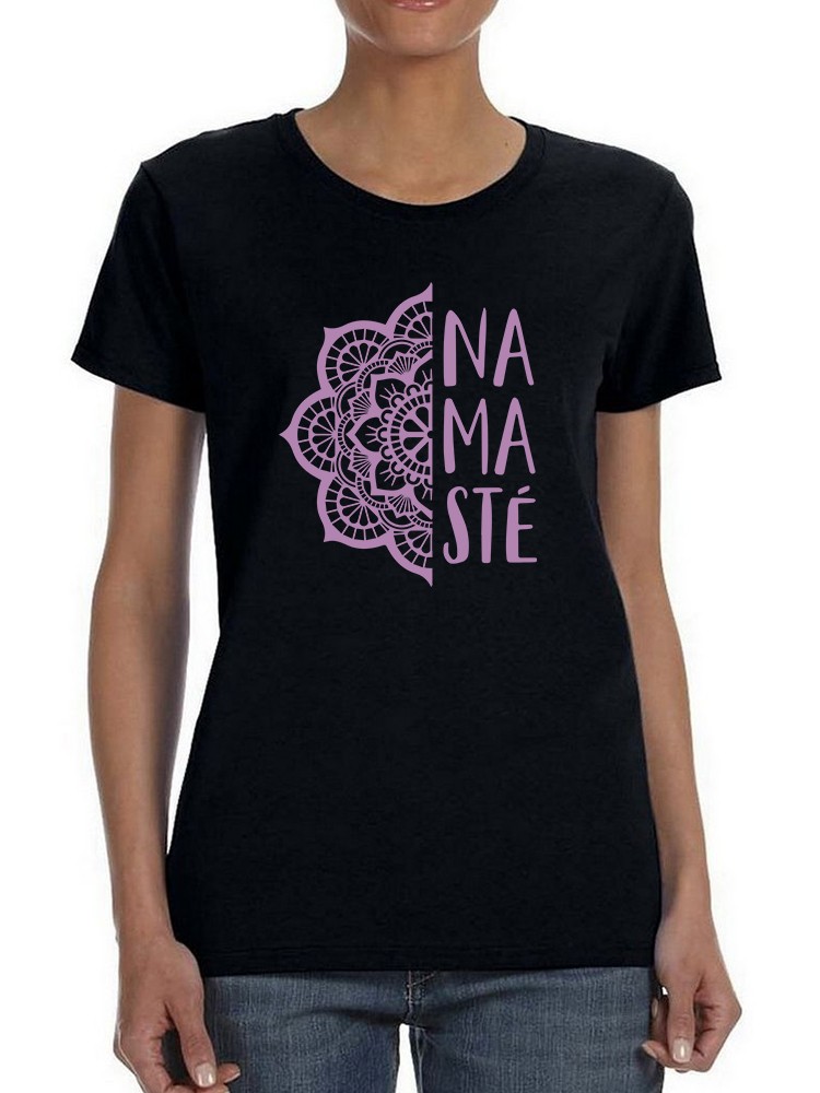 Foto 2 pulgar | Playera Smartprintsink Mujer Námaste con Flor de Mándala