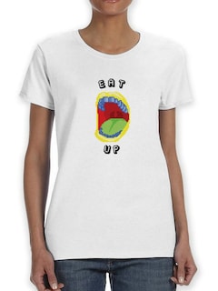 Foto 1 | Playera Smartprintsink para Mujer Hora De Comer!