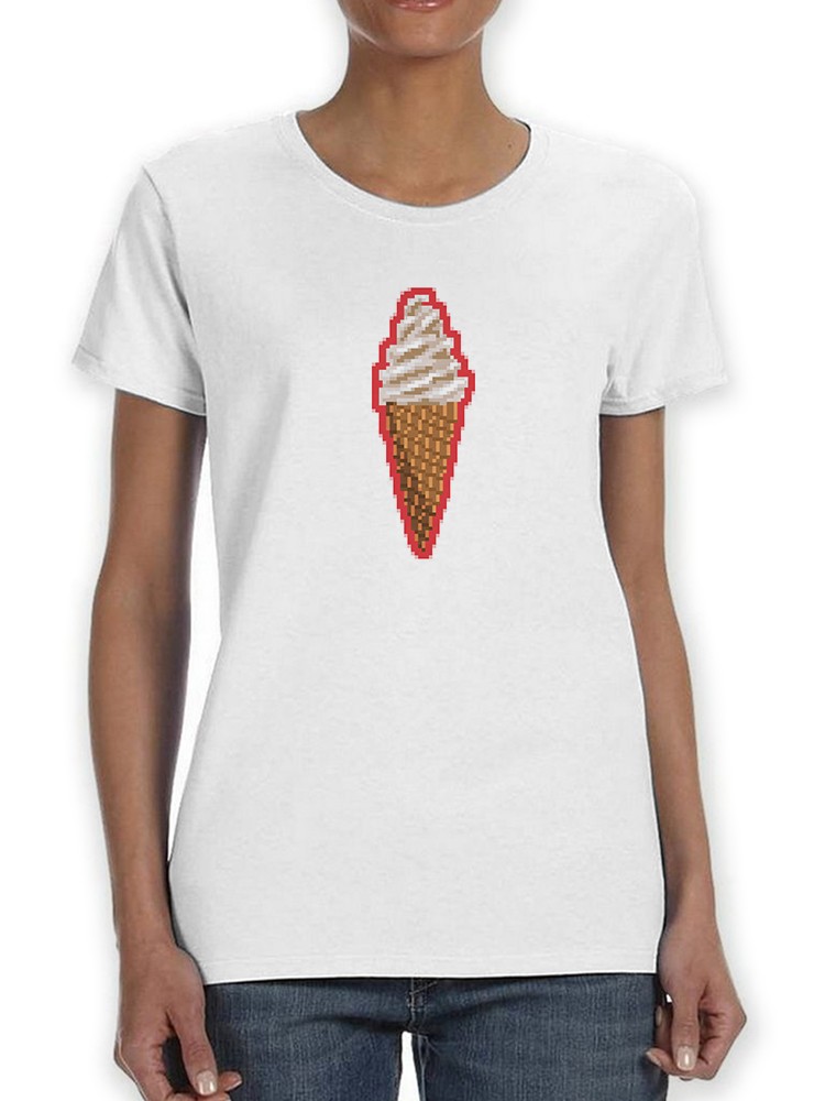 Foto 2 pulgar | Playera Smartprintsink para Mujer Helado Pixelado