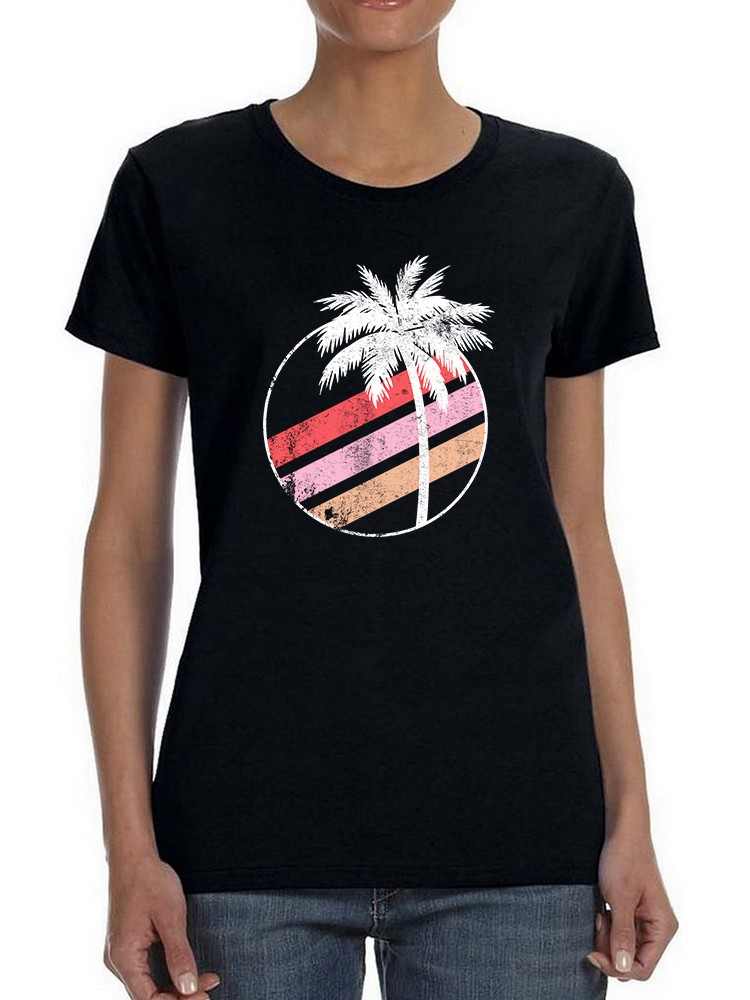 Foto 2 pulgar | Playera Smartprintsink Palmera para Mujer