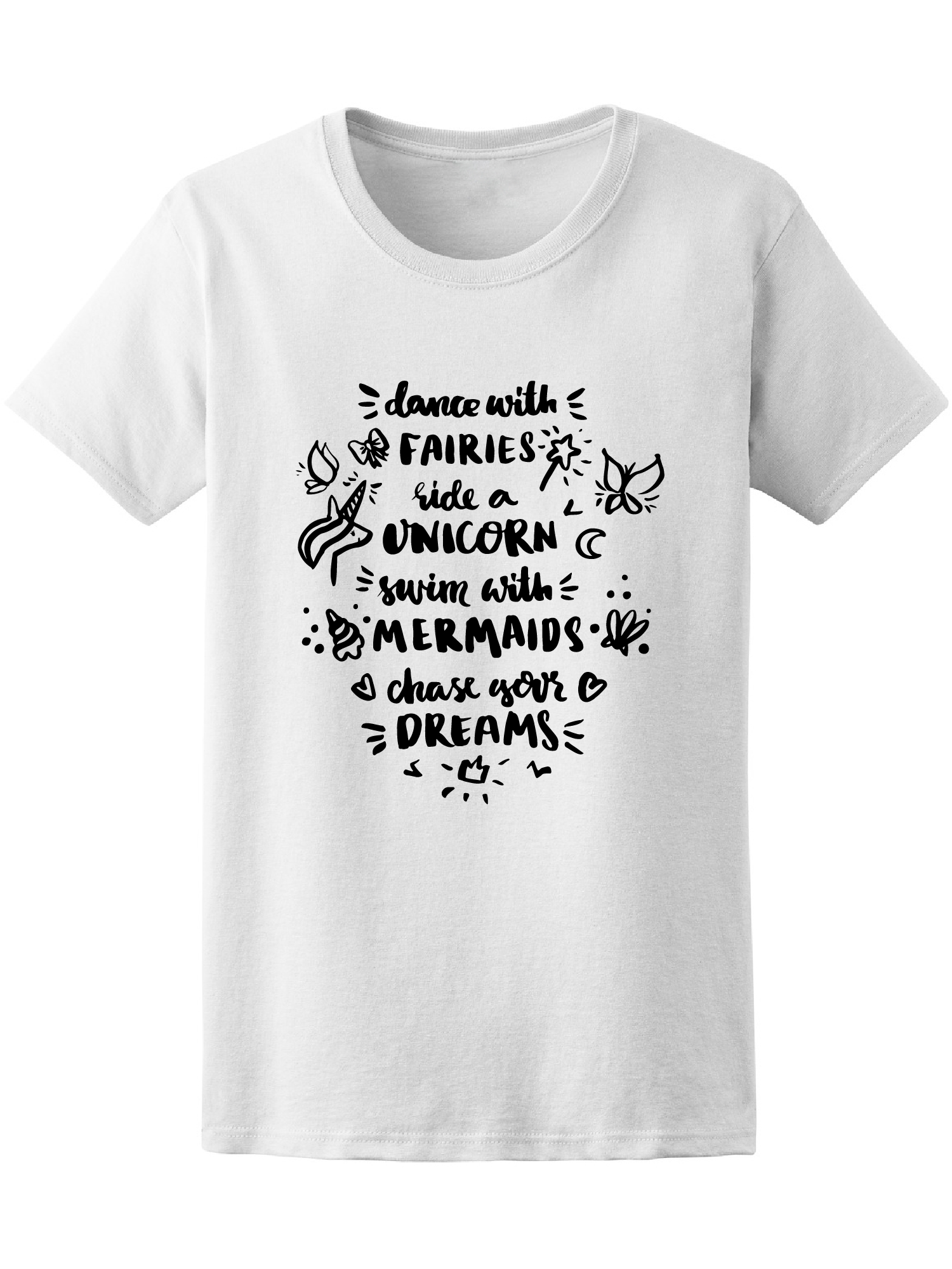 Foto 2 pulgar | Playera Smartprintsink Mujer con Frase color Blanco