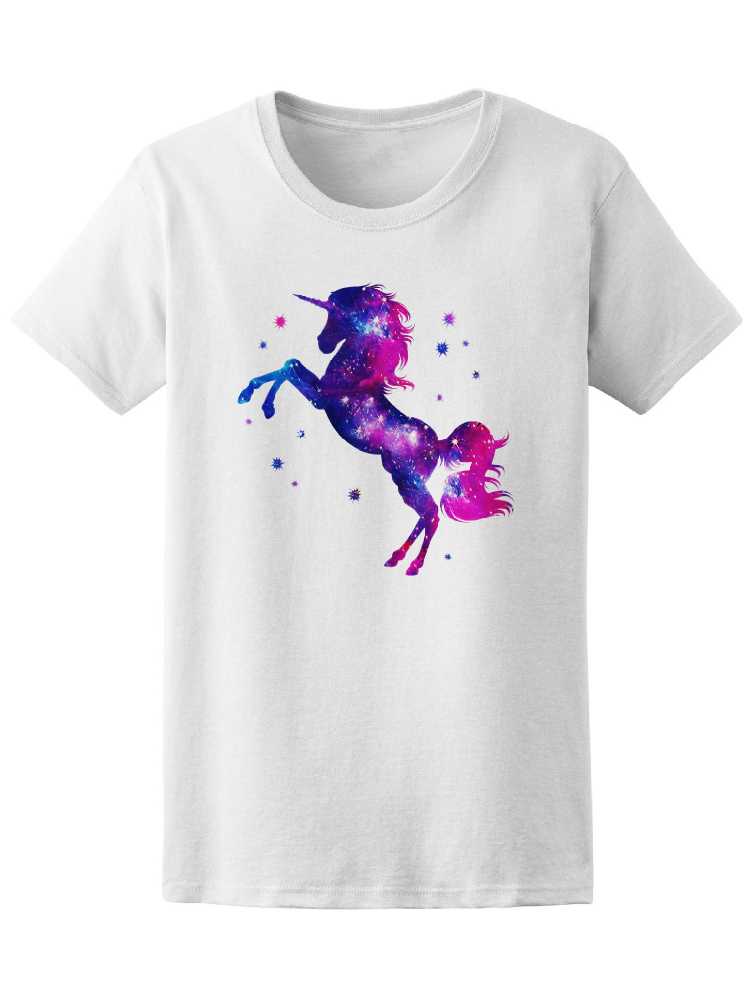 Foto 2 pulgar | Playera Smartprintsink para Mujer Ilustración Unicornio