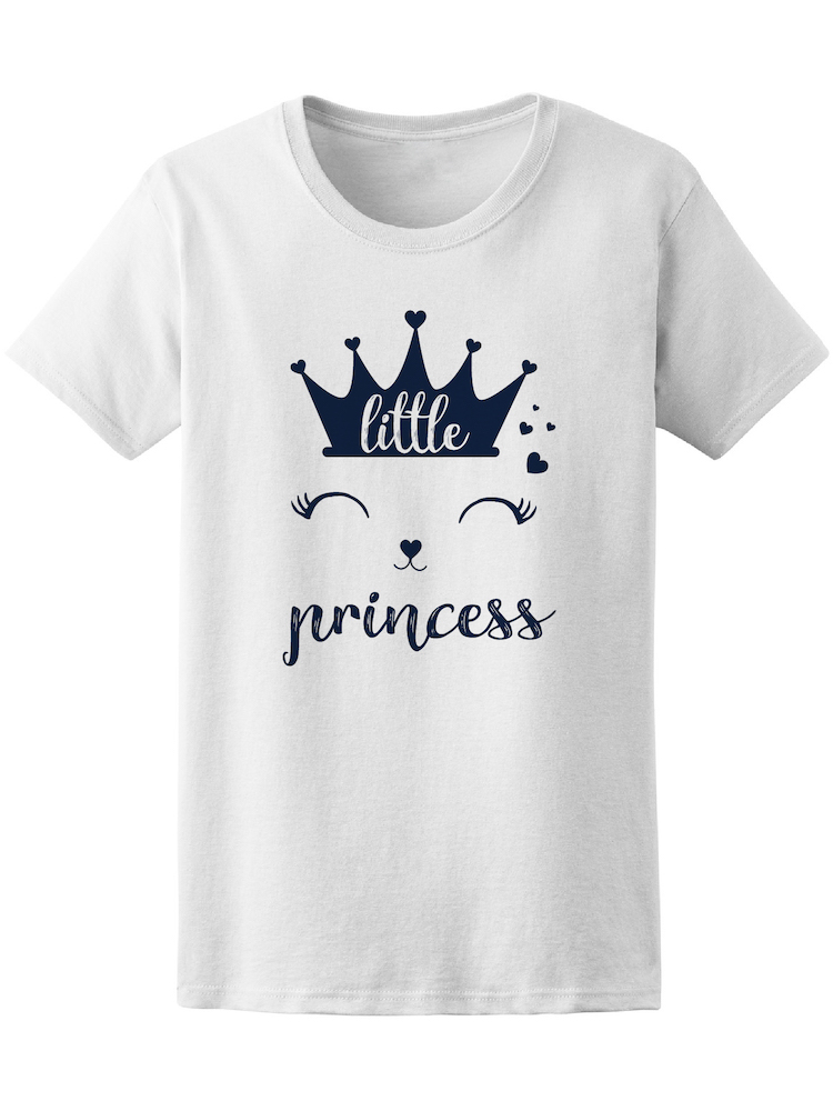 Foto 2 pulgar | Playera Smartprintsink para Mujer Frase Pequeña Princesita Carita de Conejo