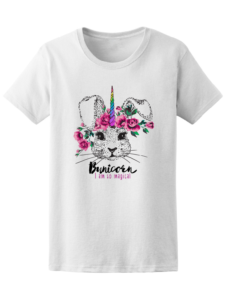 Foto 2 pulgar | Playera Smartprintsink Mujer con Diseño de Uniconejo, Soy Tan Mágica