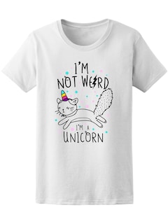 Foto 1 | Playera Smartprintsink Mujer con Diseño de No Soy Raro, Soy Un Unicornio