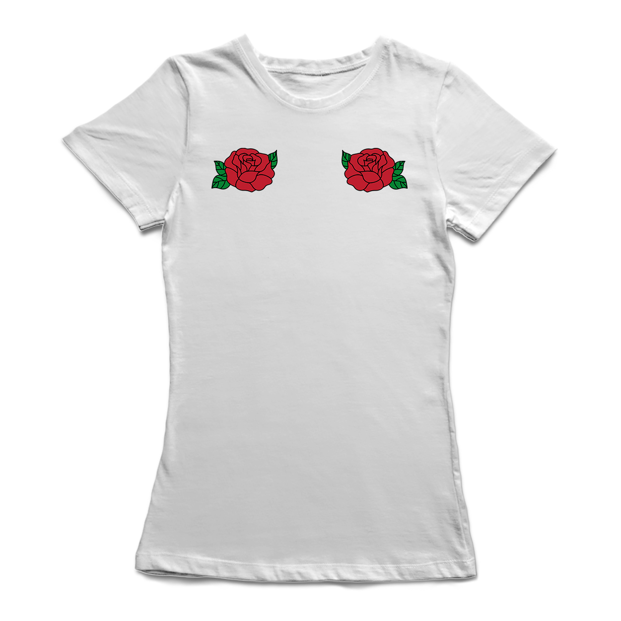 Foto 2 pulgar | Playera Smartprintsink para Mujer - Rosas Rojas