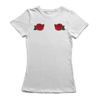 Foto 1 | Playera Smartprintsink para Mujer - Rosas Rojas