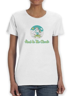 Foto 1 | Playera Smartprintsink color Blanco para Mujer