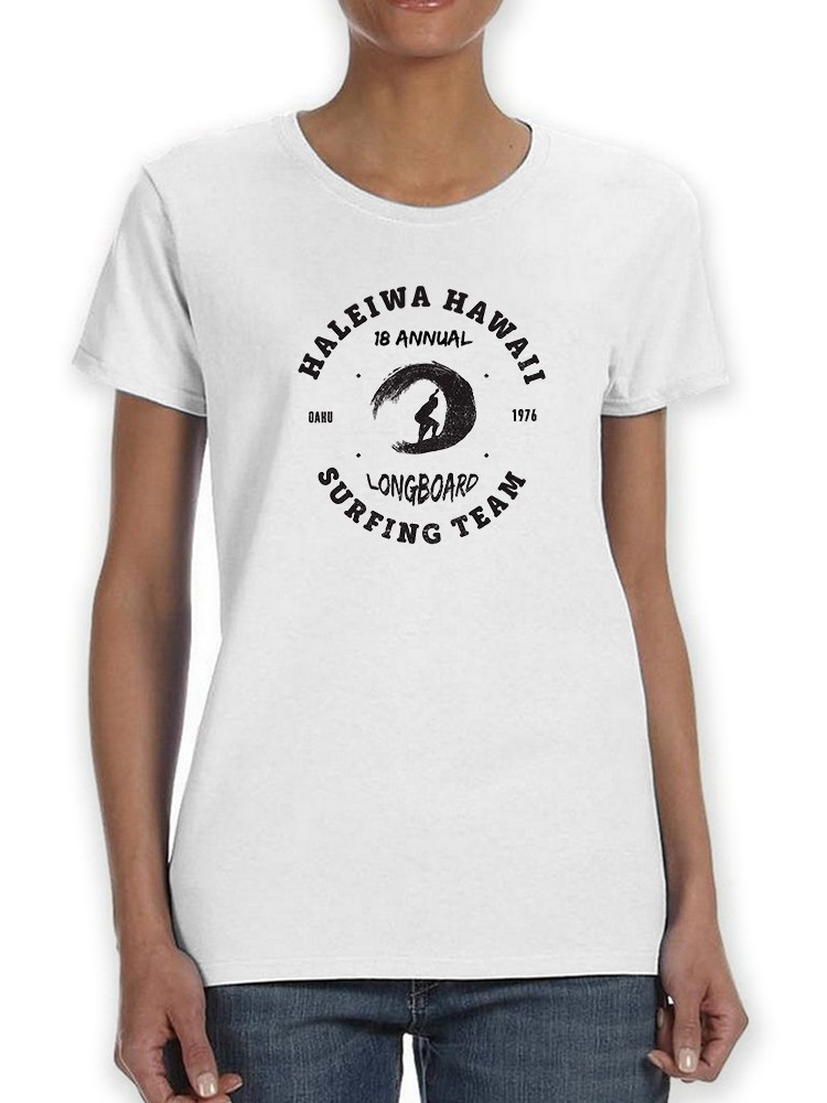Foto 2 pulgar | Playera Smartprintsink color Blanco para Mujer Haleiwa Hawaii