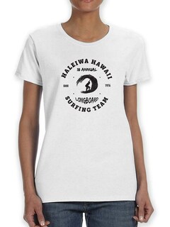 Foto 1 | Playera Smartprintsink color Blanco para Mujer Haleiwa Hawaii