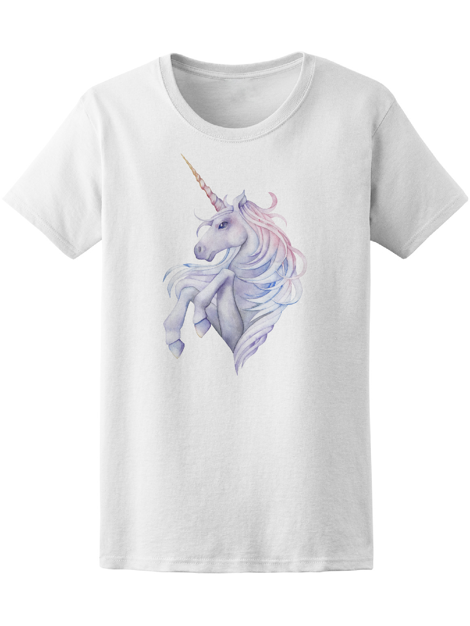 Foto 2 pulgar | Playera Smartprintsink para Mujer Ilustración Unicornio En Colores Pastel