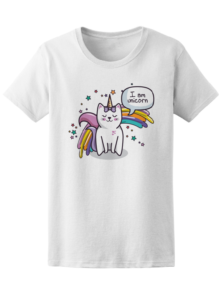 Foto 2 pulgar | Playera Smartprintsink Mujer con Diseño de Soy Un Unicornio
