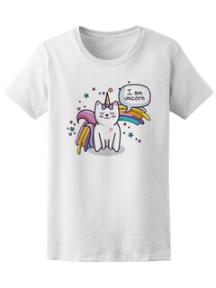 Foto 1 | Playera Smartprintsink Mujer con Diseño de Soy Un Unicornio