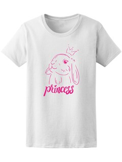 Foto 1 | Playera Smartprintsink Mujer con Diseño de Princesita Coneja
