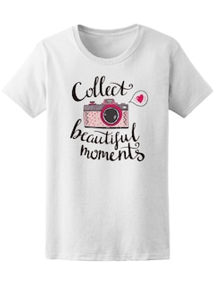 Foto 1 | Playera Smartprintsink Mujer con Diseño de Colecciona Hermosos Momentos