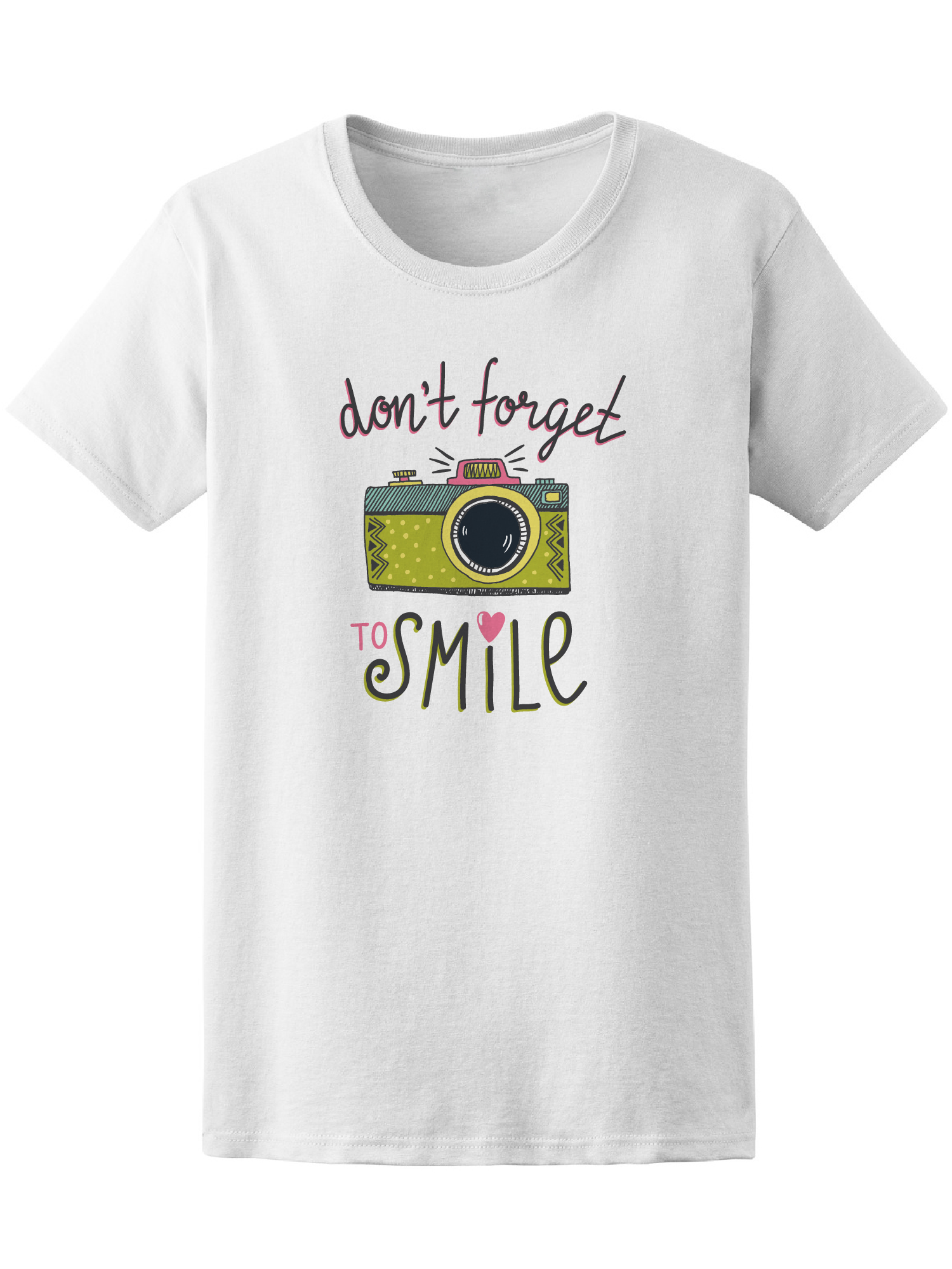 Playera Smartprintsink Mujer con Diseño de Cámara Fotográfica