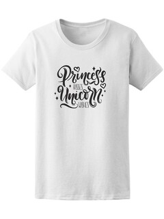Foto 1 | Playera Smartprintsink para Mujer - Besos De Princesa Y Sueños De Unicornio