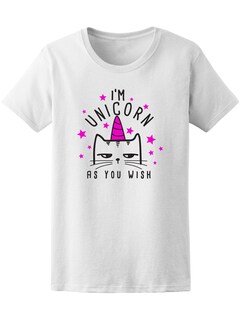 Foto 1 | Playera Smartprintsink Mujer con Diseño de Soy Un Unicornio, Como Querías