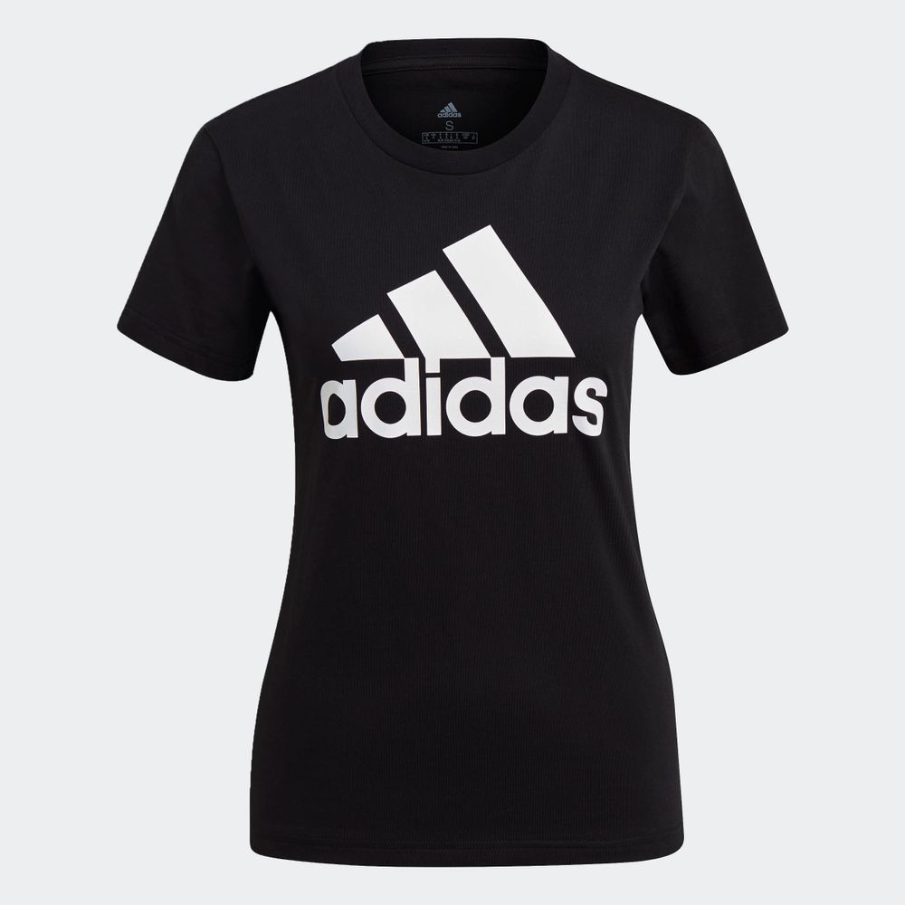 Foto 3 pulgar | Playera Adidas Loungewear Essentials Negra