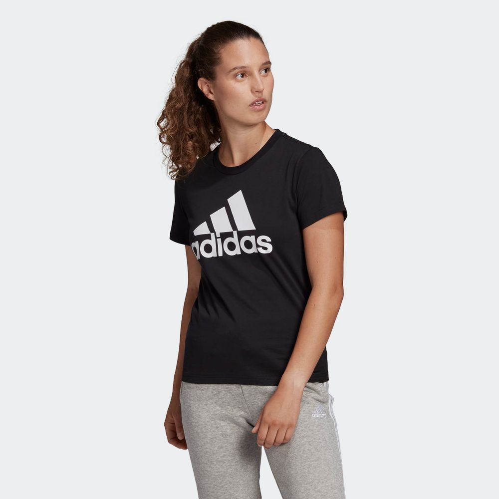 Foto 3 | Playera Adidas Loungewear Essentials Negra