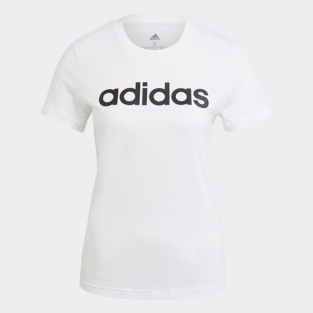Foto 2 | Playera Adidas Blanca para Mujer