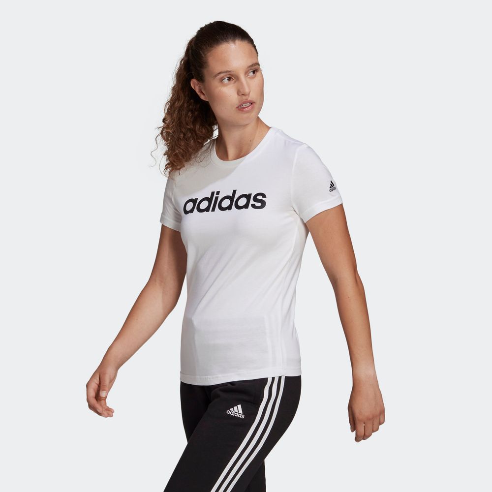 Foto 4 pulgar | Playera Adidas Blanca para Mujer