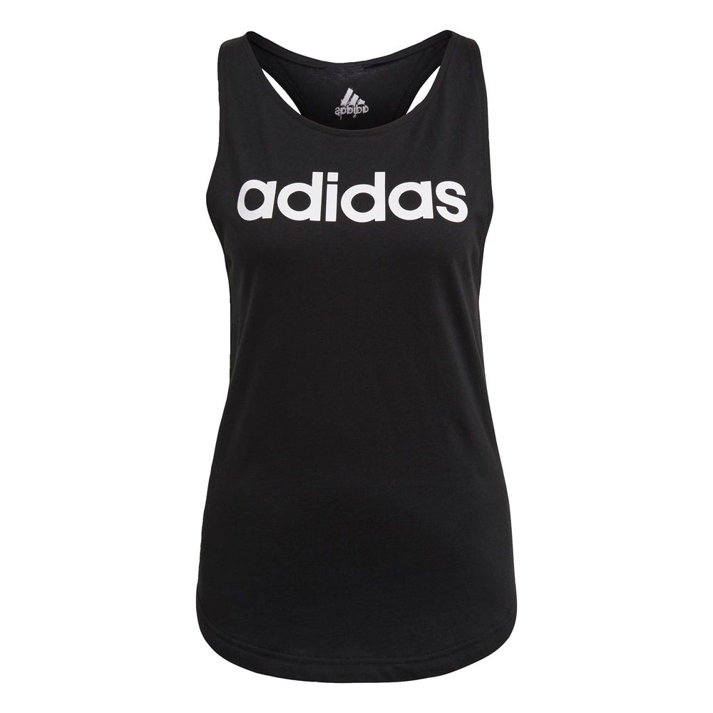 Foto 1 | Playera Adidas Essentials Negra para Mujer