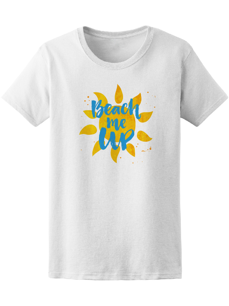 Foto 2 pulgar | Playera Smartprintsink para Mujer Diseño Llévame a la Playa color Blanco