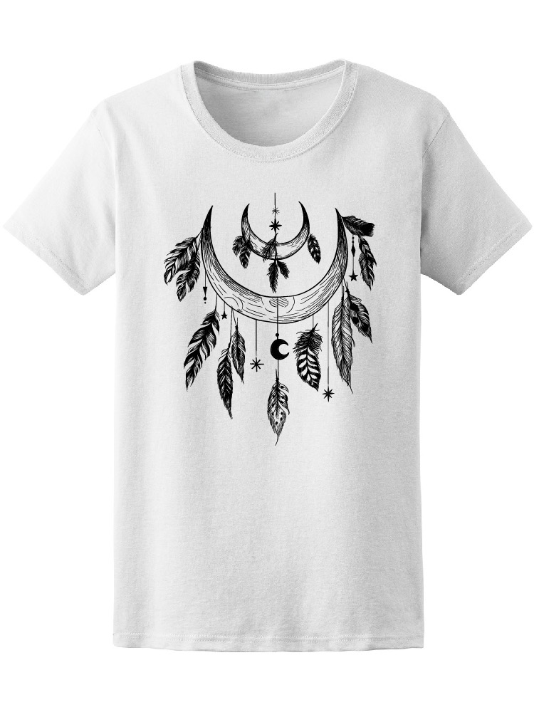 Foto 2 pulgar | Playera Smartprintsink para Mujer Diseño Candelabro de Luna don Plumas
