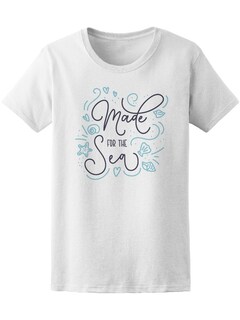 Foto 1 | Playera Smartprintsink Mujer Hecho Para Amar El Mar