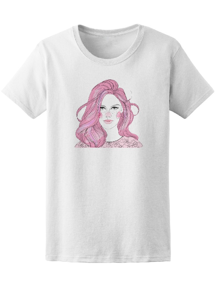Foto 2 pulgar | Playera Smartprintsink color Rosa para Mujer