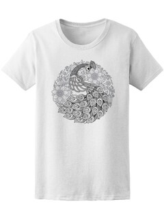 Foto 1 | Playera Smartprintsink Mujer Mándala con Pavorreal