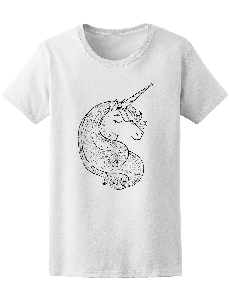 Foto 2 pulgar | Playera Smartprintsink Mujer Ilustración En Blanco y Negro