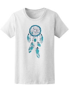 Foto 1 | Playera Smartprintsink para Mujer Atrapasueños color Azul Aqua