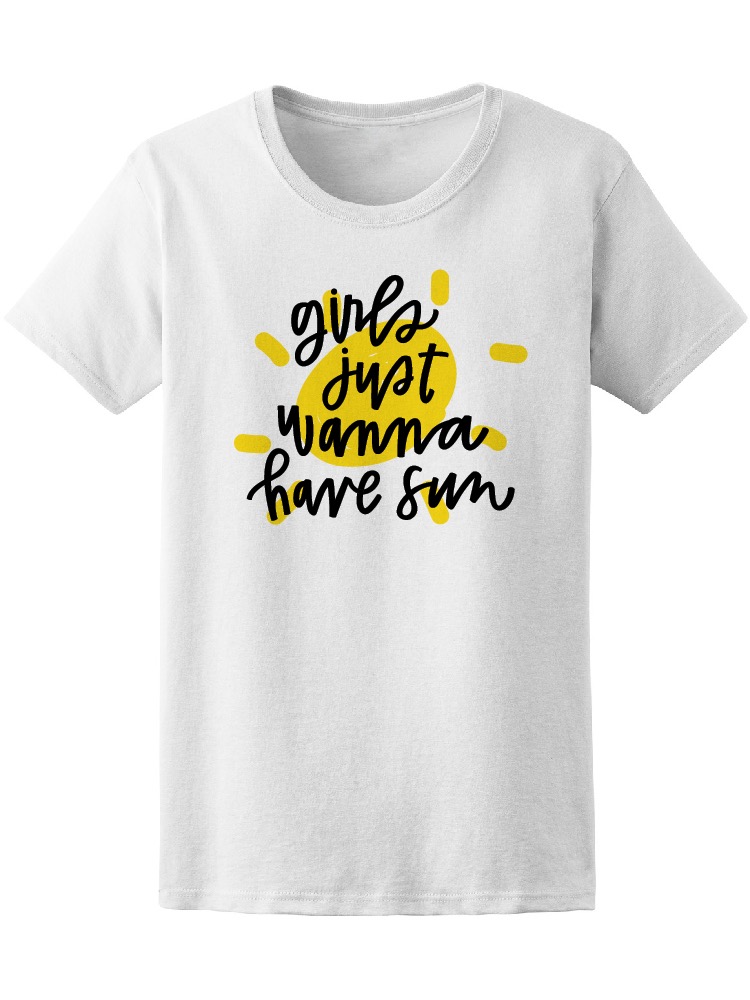 Foto 2 pulgar | Playera Smartprintsink Mujer Las Chicas Solo Quieren Broncearse