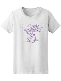Foto 1 | Playera Smartprintsink para Mujer Hada Lanzando Destellos
