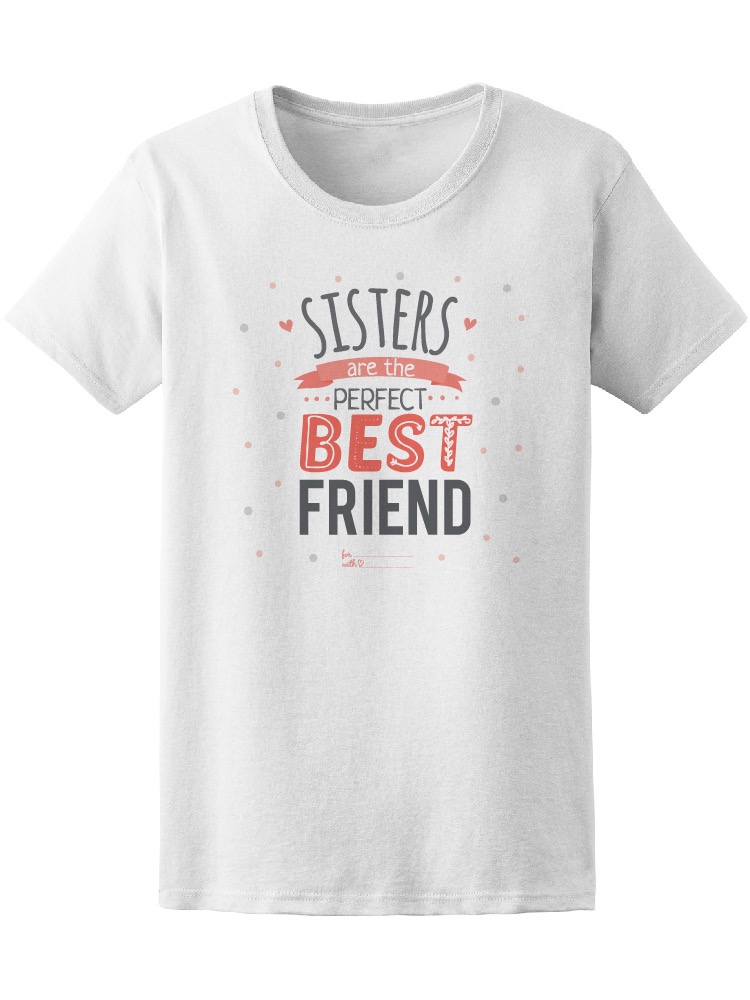 Foto 2 pulgar | Playera Smartprintsink para Mujer Las Hermanas Son Las Amigas Perfectas