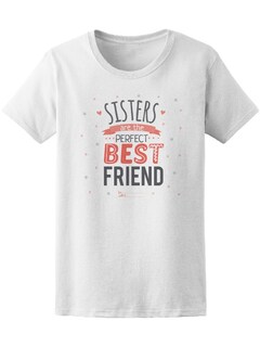 Foto 1 | Playera Smartprintsink para Mujer Las Hermanas Son Las Amigas Perfectas