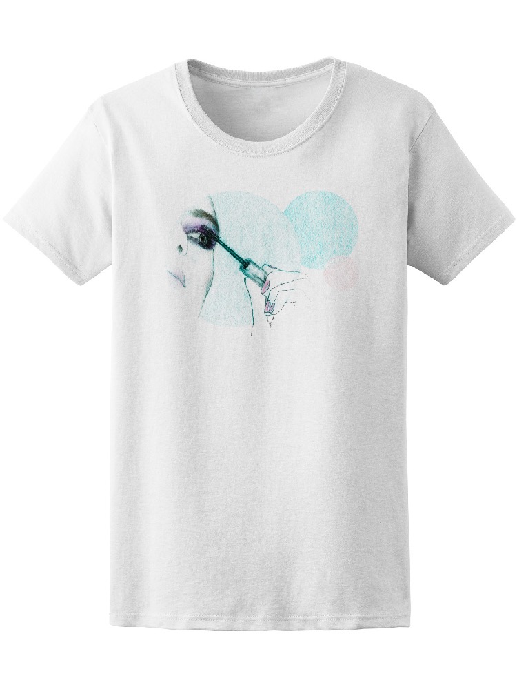 Foto 2 pulgar | Playera Smartprintsink para Mujer Arte en Acuarela