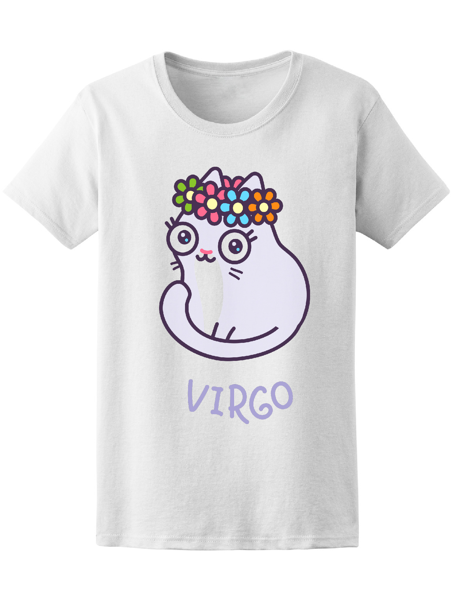 Foto 2 pulgar | Playera Smartprintsink color Blanco para Mujer Signo Virgo
