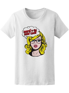 Foto 1 | Playera Smartprintsink para Mujer Arte Pop Lo Nerd Está de Moda