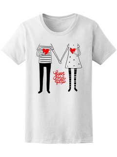 Foto 1 | Playera Smartprintsink color Blanco para Mujer Amor a Primera Cita
