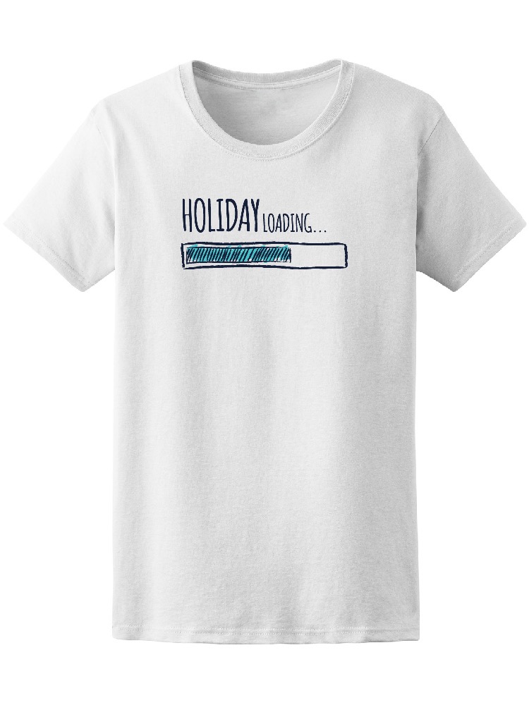 Playera Smartprintsink para Mujer Descargando Fiestas Estacionales