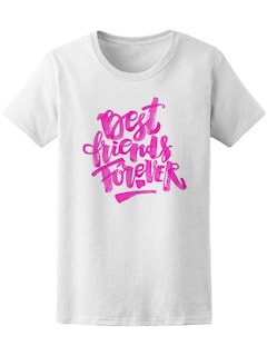 Foto 1 | Playera Smartprintsink color Blanco para Mujer Mejores Amigos por Siempre