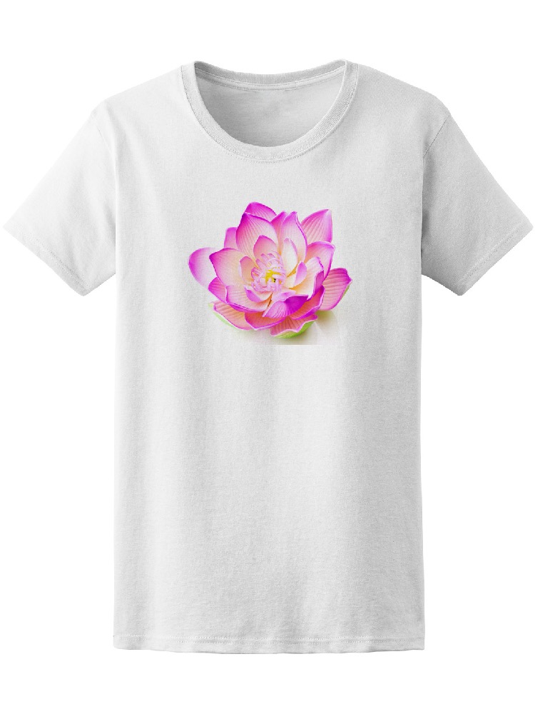 Foto 2 pulgar | Playera SmartPrintsInk para Mujer Diseño Flor de Loto Realista