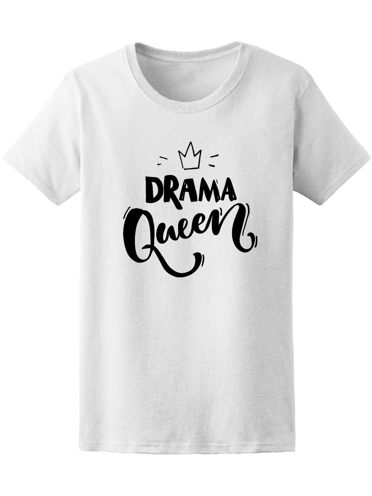 Foto 2 pulgar | Playera Smartprintsink color Blanco para Mujer Reina del Drama