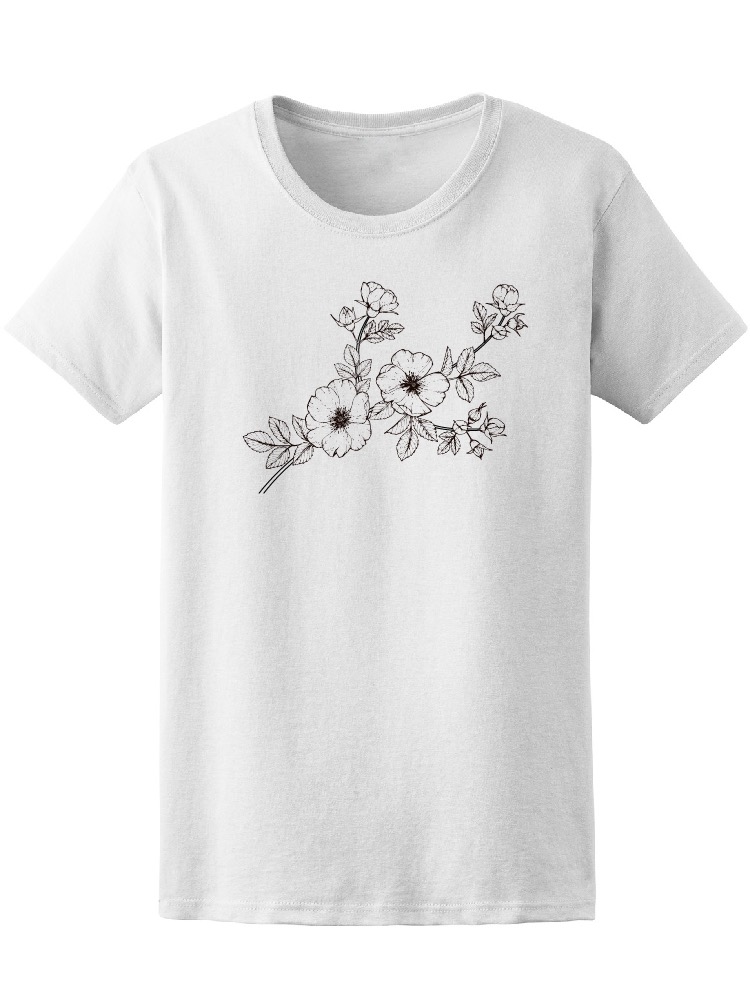 Foto 2 pulgar | Playera Smartprintsink para Mujer Diseño Flores