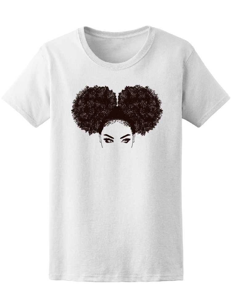 Foto 2 pulgar | Playera Smartprintsink Mujer Con Moños Afro