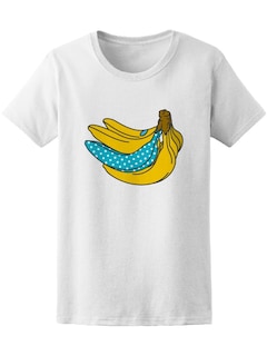 Foto 1 | Playera Smartprintsink Mujer Ilustración De Racimo De Plátanos/ Pop Art