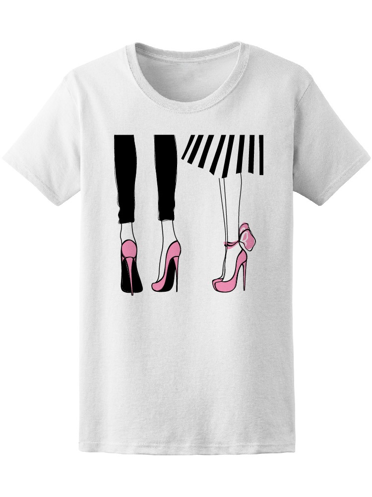Playera Smartprintsink Mujer Ilustración/ Par De Zapatillas Rosas